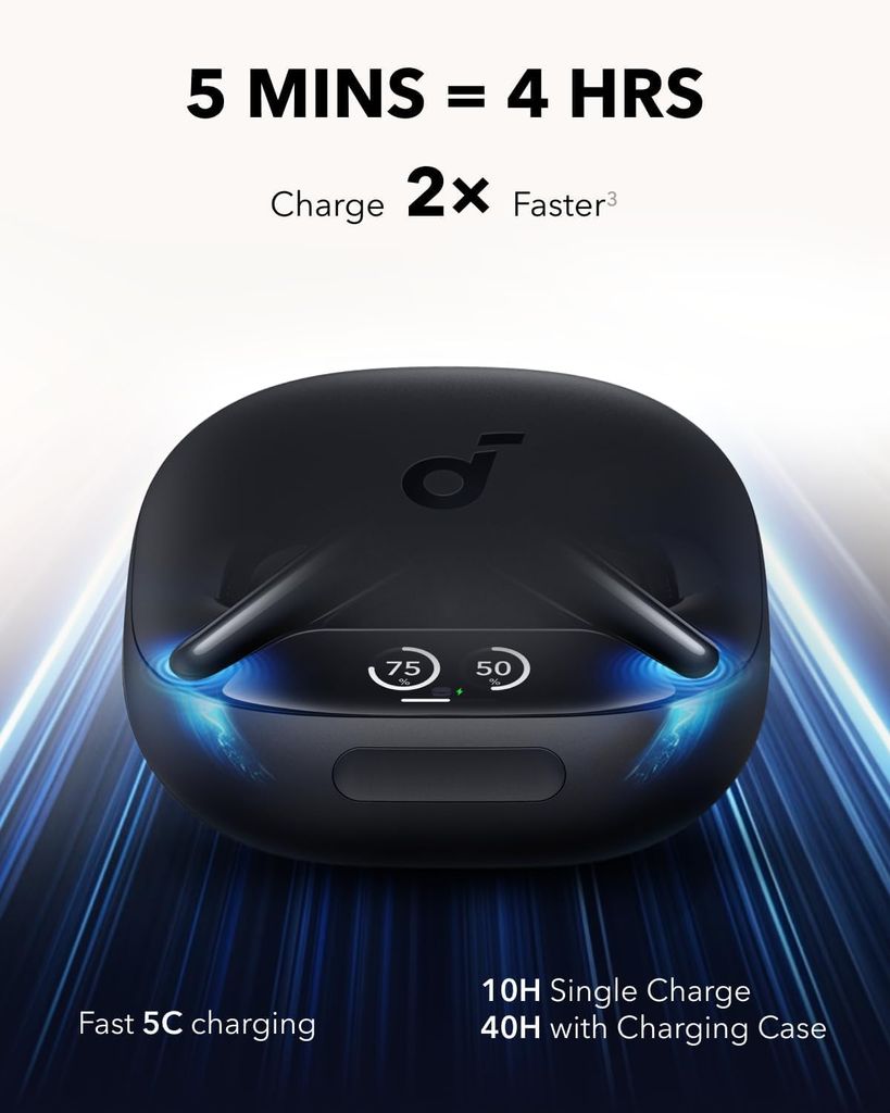 Anker Soundcore Liberty 4 Pro trådlösa hörlurar – svart