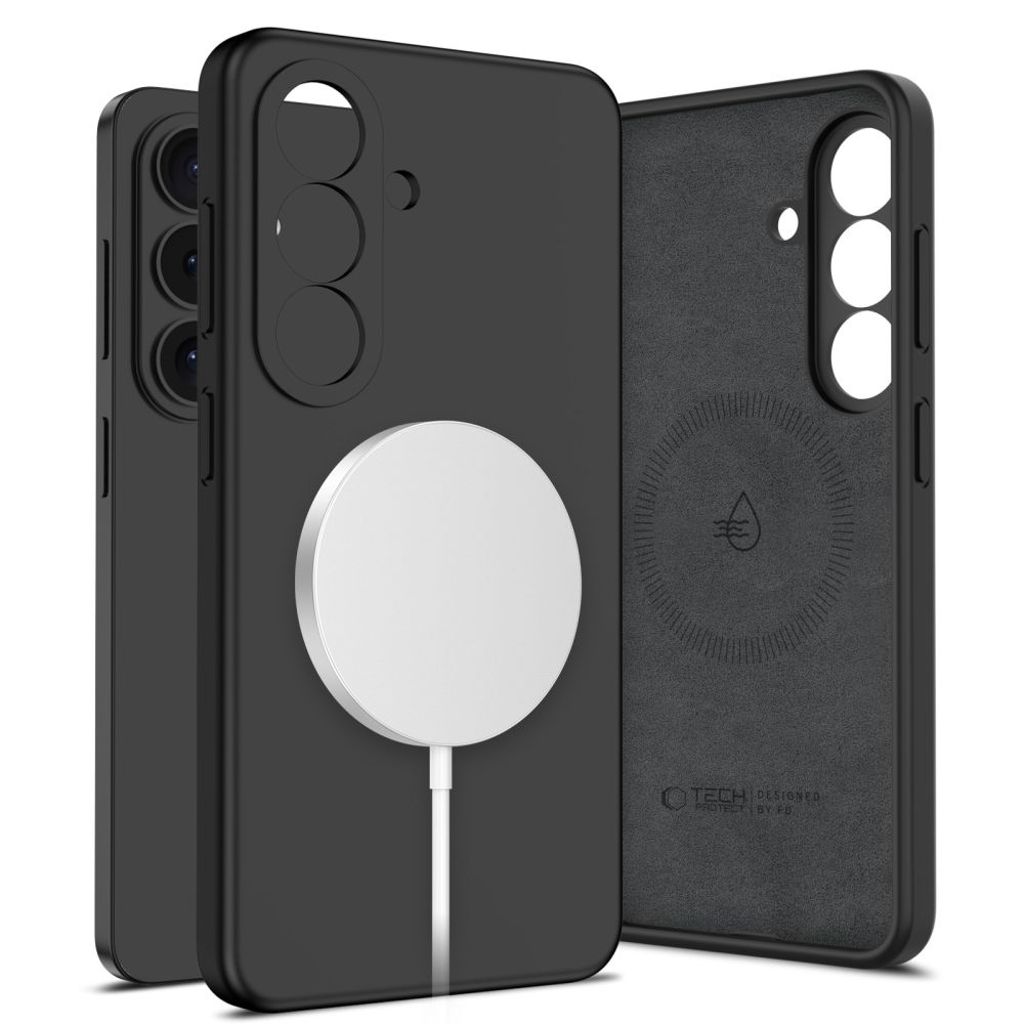 Tech-Protect Silicone MagSafe Skal till Samsung Galaxy S26 Plus - Svart