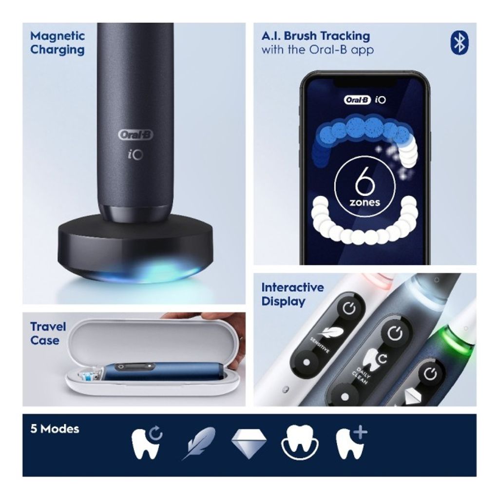 Oral-B iO 7S Eltandborste - Blå