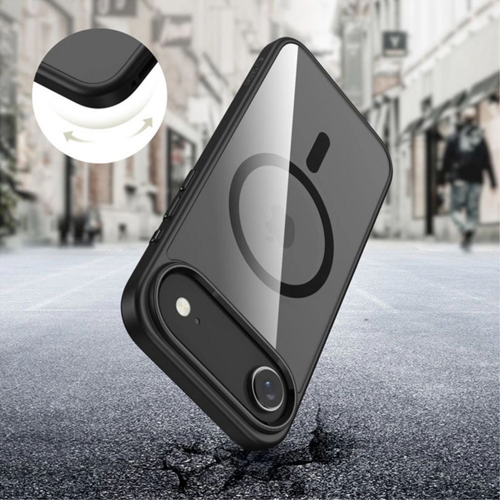 Tech-Protect MagFlex MagSafe Case for iPhone Air - Clear Black