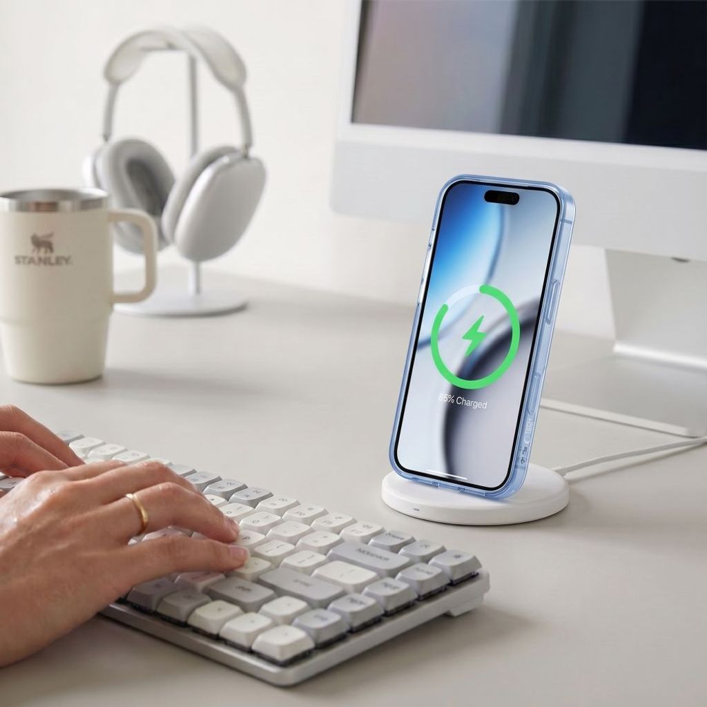 Tech-Protect MagPeak MagSafe -kuori iPhone 18 Pro/17 Pro:lle - Läpinäkyvä