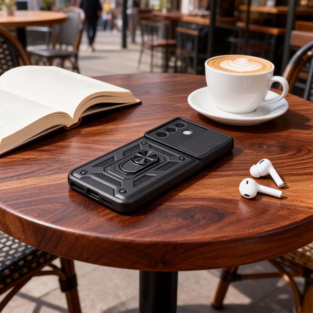 Tech-Protect CamShield Pro Skal till Samsung Galaxy A57 5G - Svart