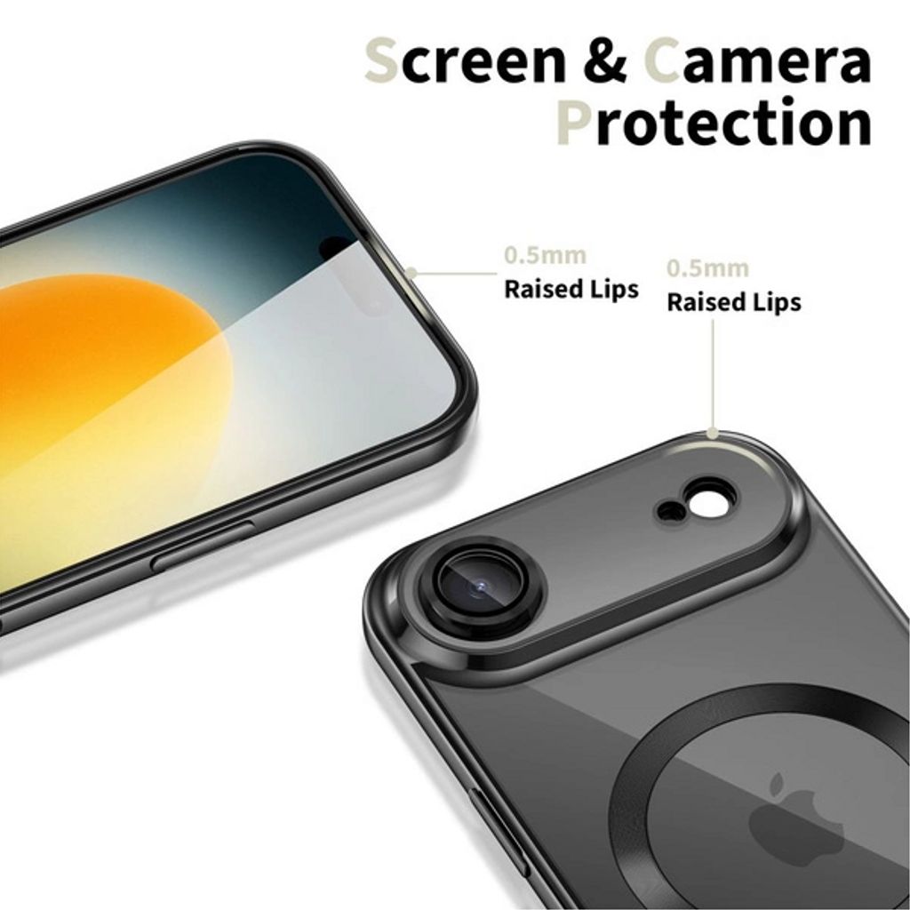 Tech-Protect MagFlex MagSafe Case for iPhone Air - Clear Black