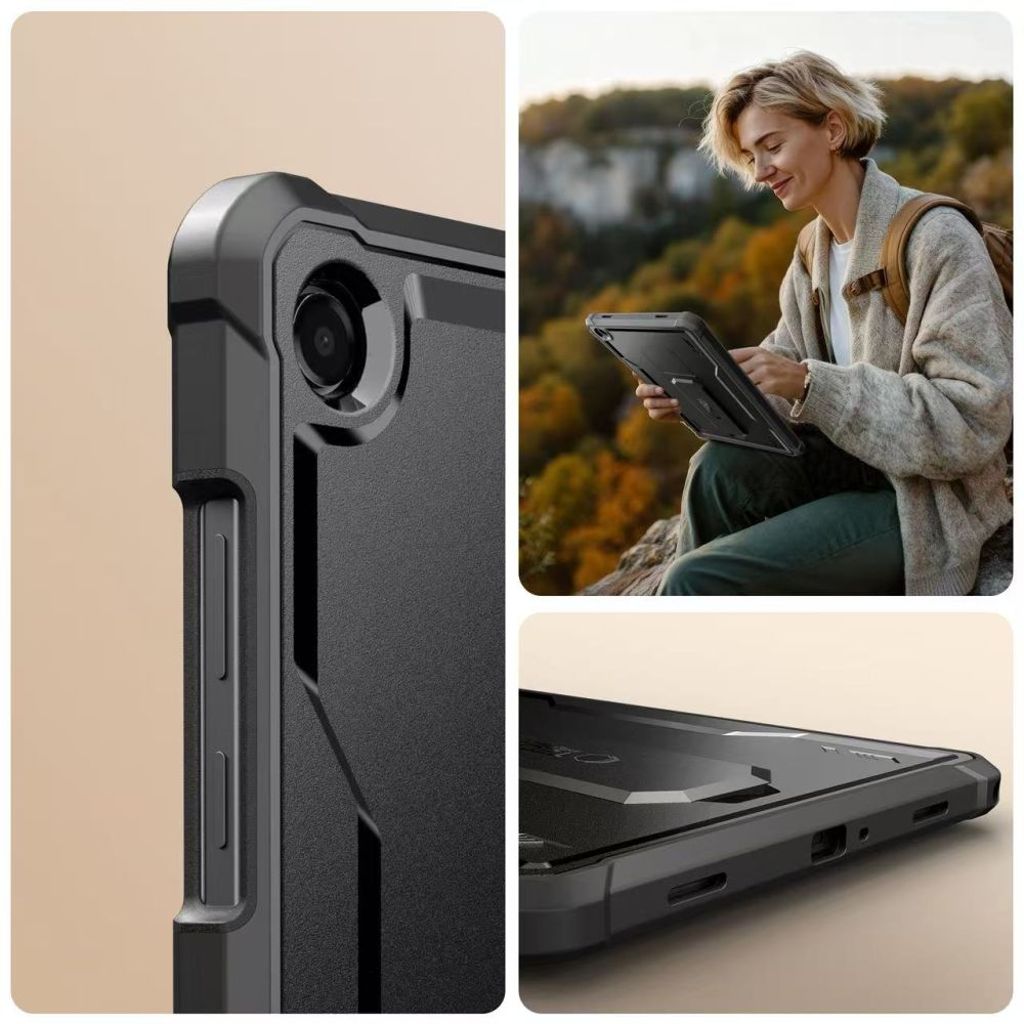 Tech-Protect Kevlar Pro Skal till Samsung Galaxy Tab A9 Plus/A11 Plus - Svart