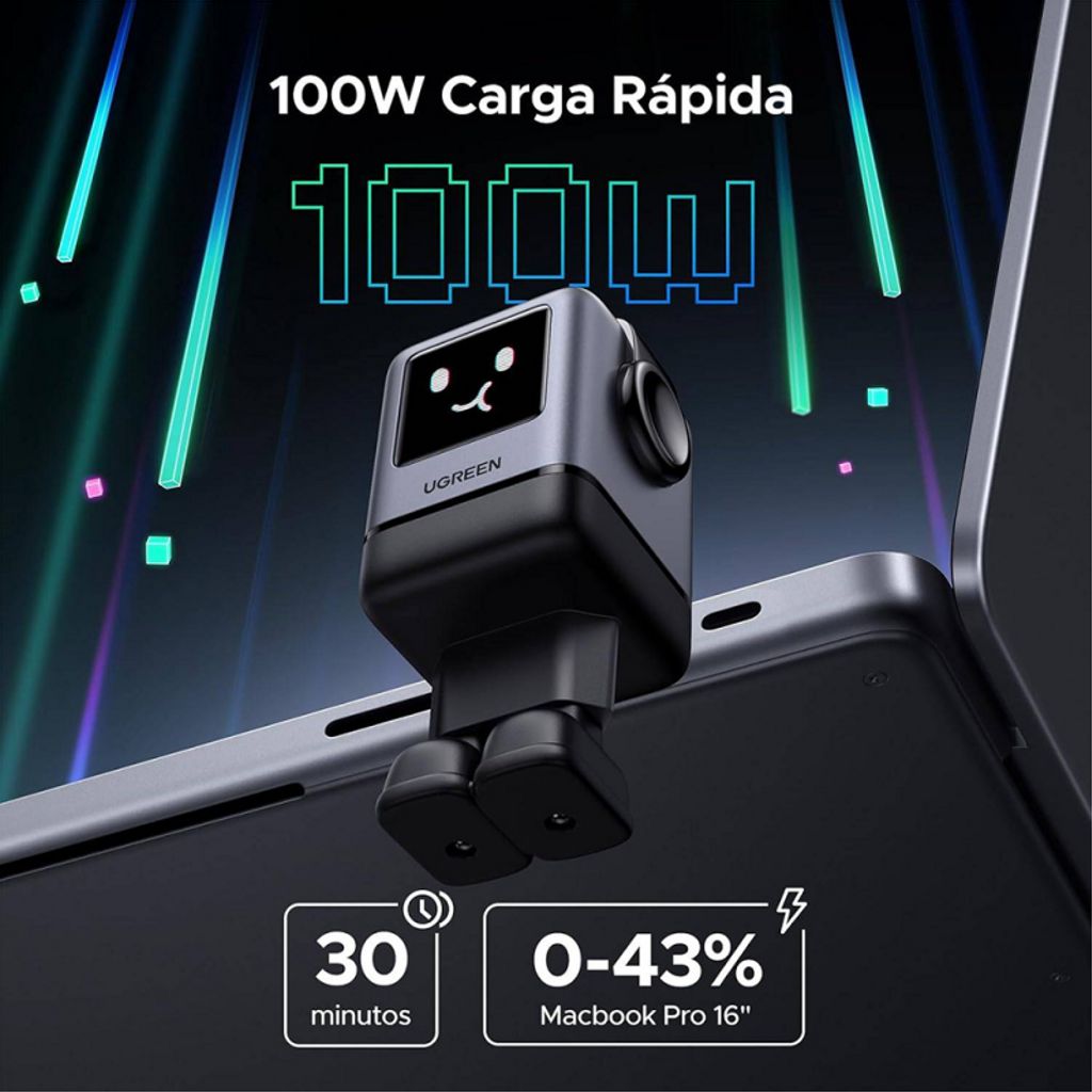 UGREEN X688 Uno Vegglader 100W – 3x USB-C + 1xUSB-A