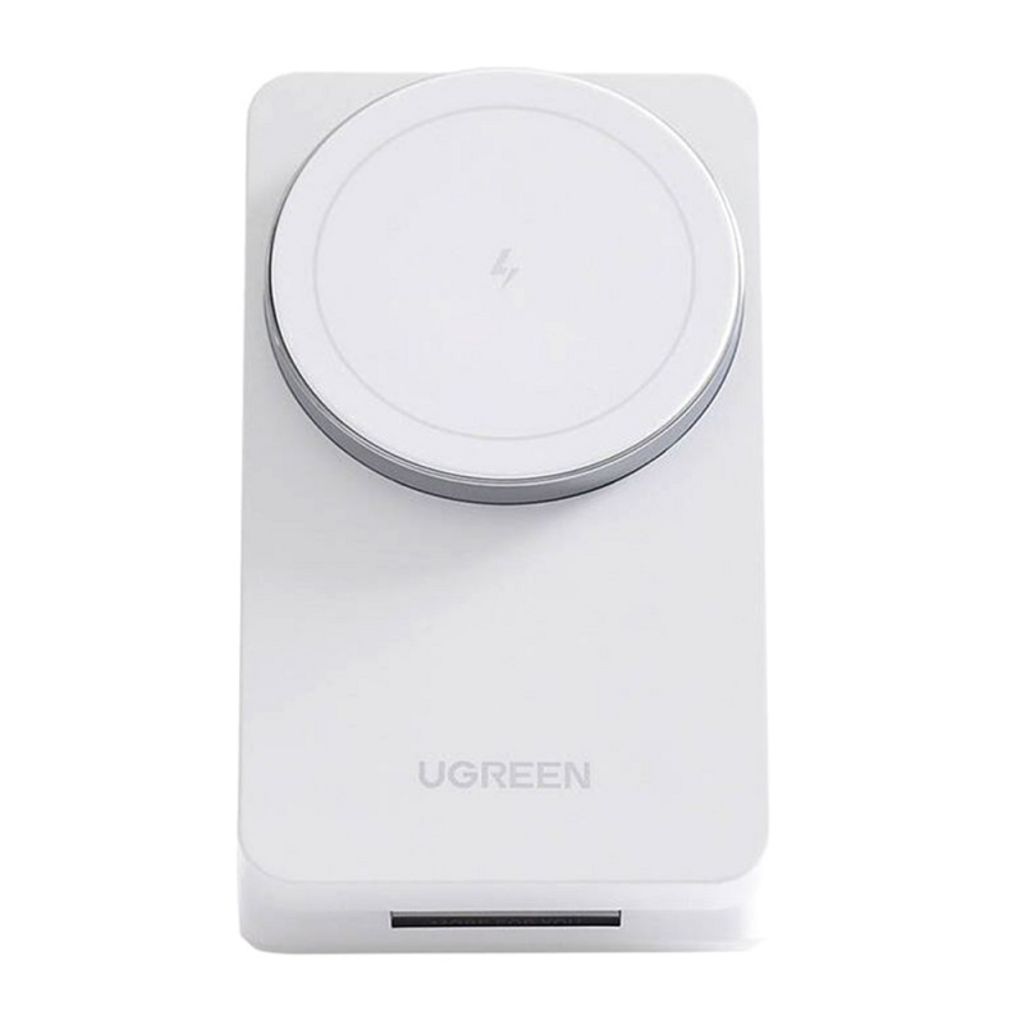 UGREEN W528 2-i-1 trådløs lader 20W – hvit