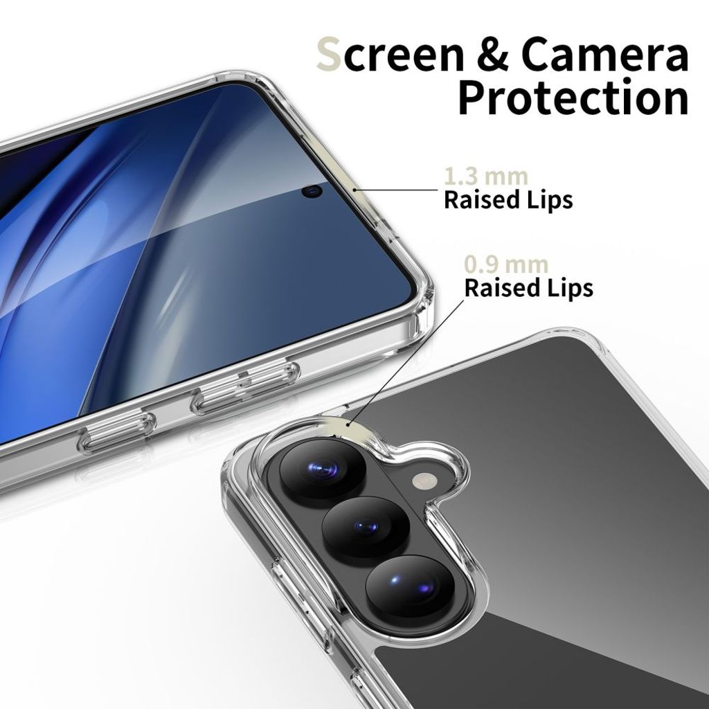 Tech-Protect FlexAir Hybrid Cover til Samsung Galaxy S26 - Gennemsigtig