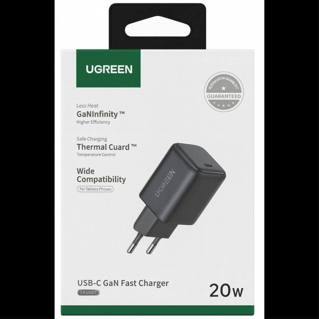 Ugreen X517 USB-C väggladdare 25W – Svart