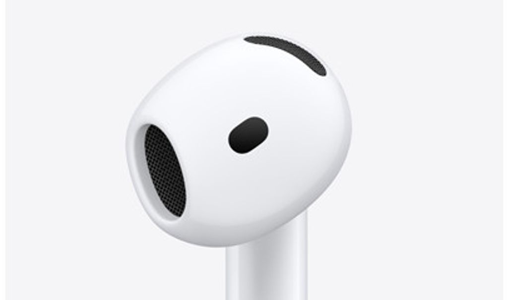 Apple AirPods 5 trådløse høretelefoner med trådløst opladningsetui – hvid