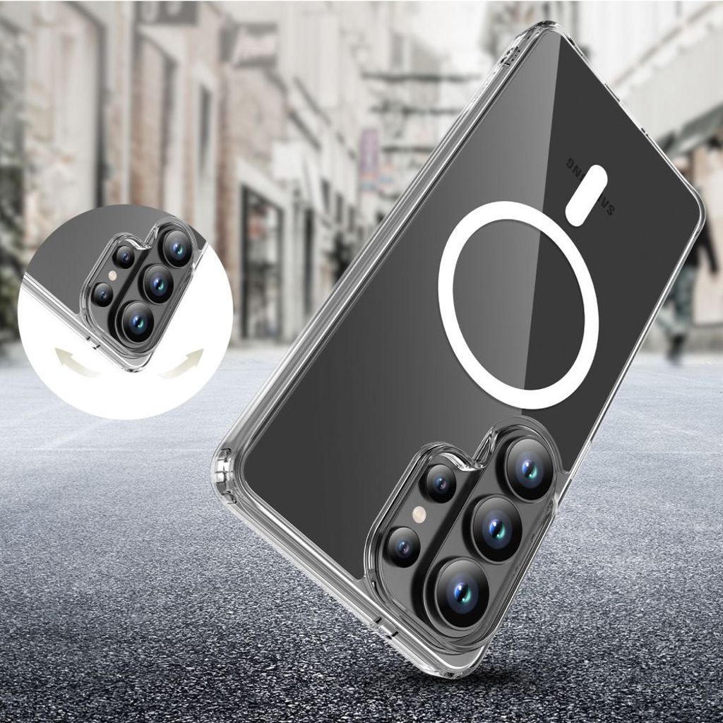 Tech-Protect FlexAir Hybrid MagSafe Cover til Samsung Galaxy S26 Ultra - Gennemsigtig