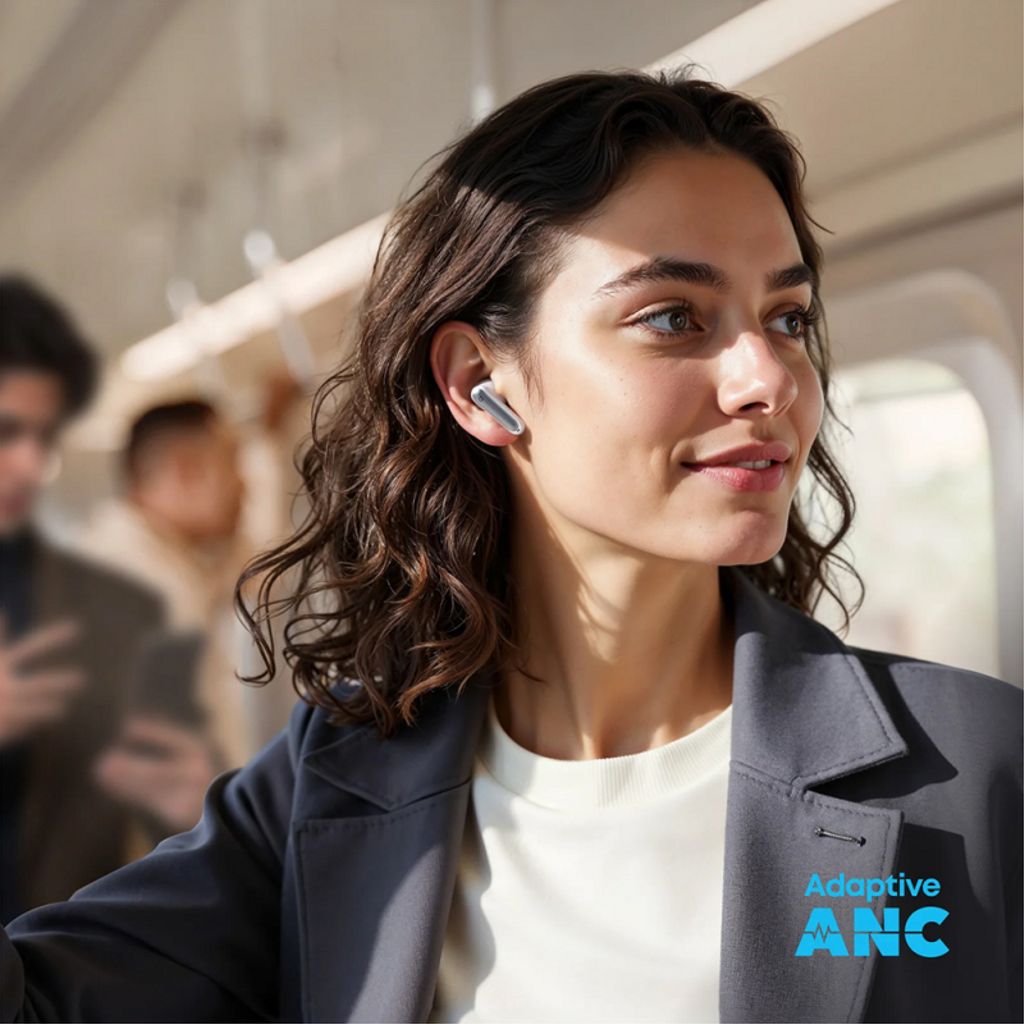 Anker Soundcore P41i trådlösa hörlurar med ANC – vit