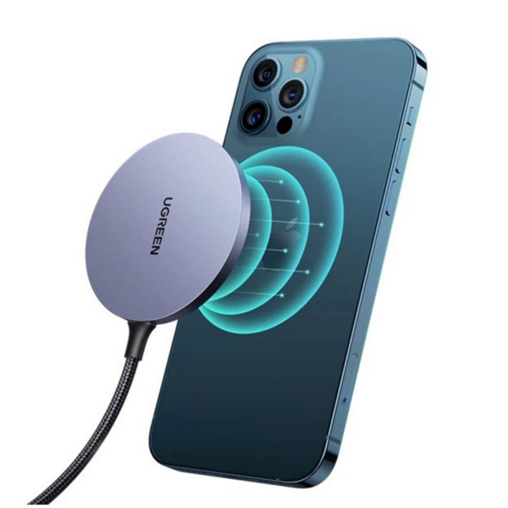 UGREEN CD245 trådløs lader 15W, 1,5m – grå