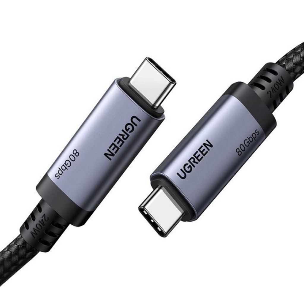 UGREEN L706 USB-C till USB-C kabel 240W, 5A, 1m – svart
