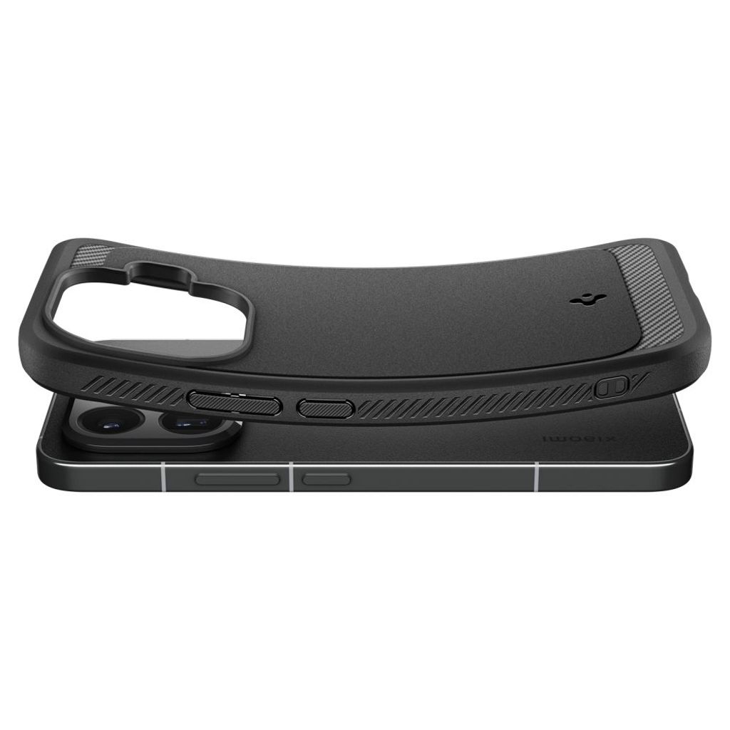 Spigen Rugged Armor Skal till Xiaomi 15T Pro - Svart