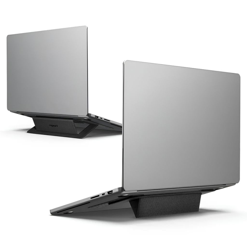 Spigen Slim Fold skrivbordsstativ för laptop upp till 14" LD201-S6 – svart