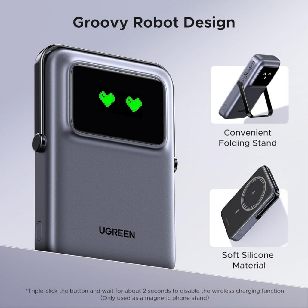 UGREEN PB572 Uno Magnetic Powerbank 10000 mAh – 20W / Qi