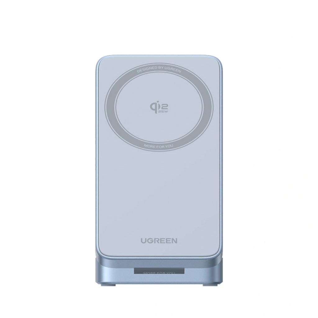 Ugreen W757 draadloze oplader 3-in-1 25W voor iPhone, Apple Watch en Airpods – Blauw