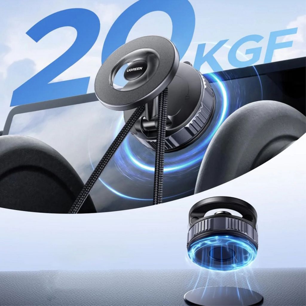 UGREEN LP970 Universal Magnetisk Biltelefonholder – Sort