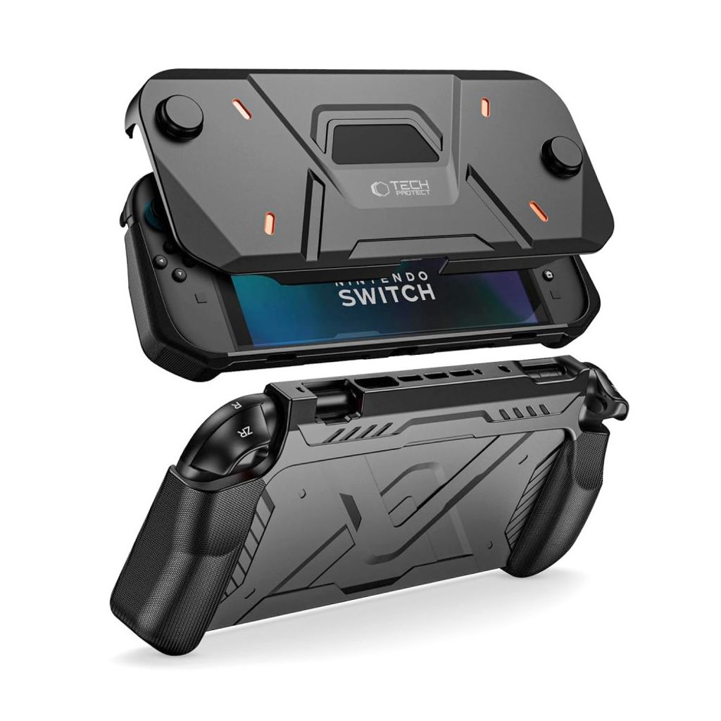 Tech-Protect Carbonox cover til Nintendo Switch 2 - Sort