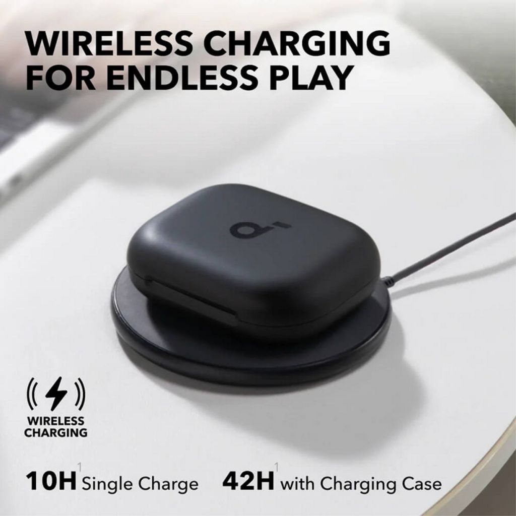 Anker SoundCore AeroFit 2 trådløse hodetelefoner – svart