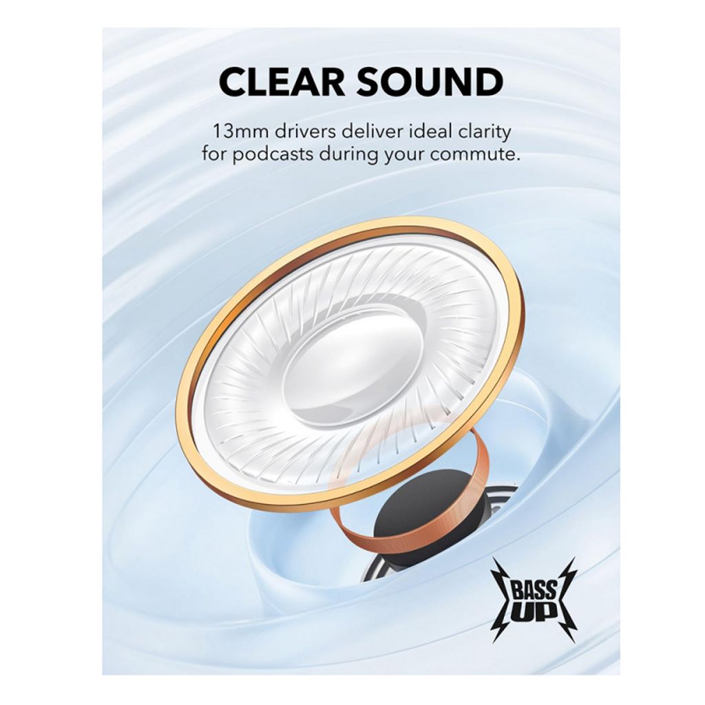 Anker Soundcore K20i trådlösa hörlurar in-ear – Blå