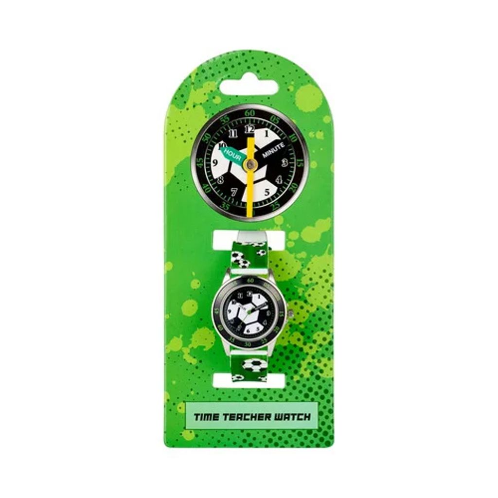 Accutime Time Teacher klocka för barn – fotboll