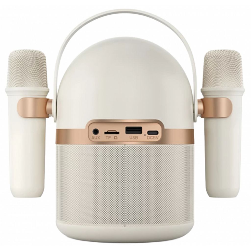 Philips bærbar Bluetooth-høyttaler 10 W, Karaoke - Beige