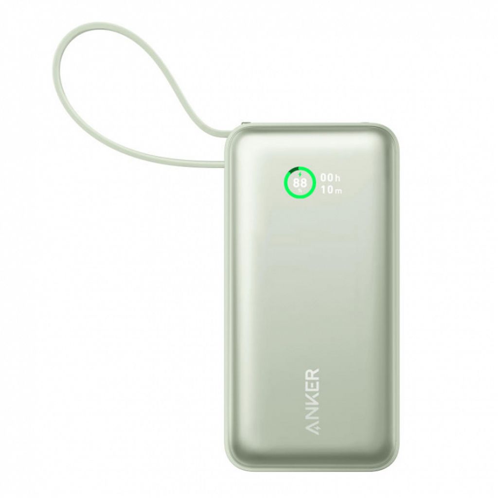 Anker Nano 10000 mAh Magnetisk Powerbank 30W – Grøn