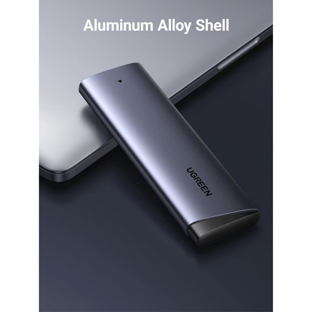 UGREEN CM767 Ekstern SSD-kabinet til M.2 NVMe – Grå