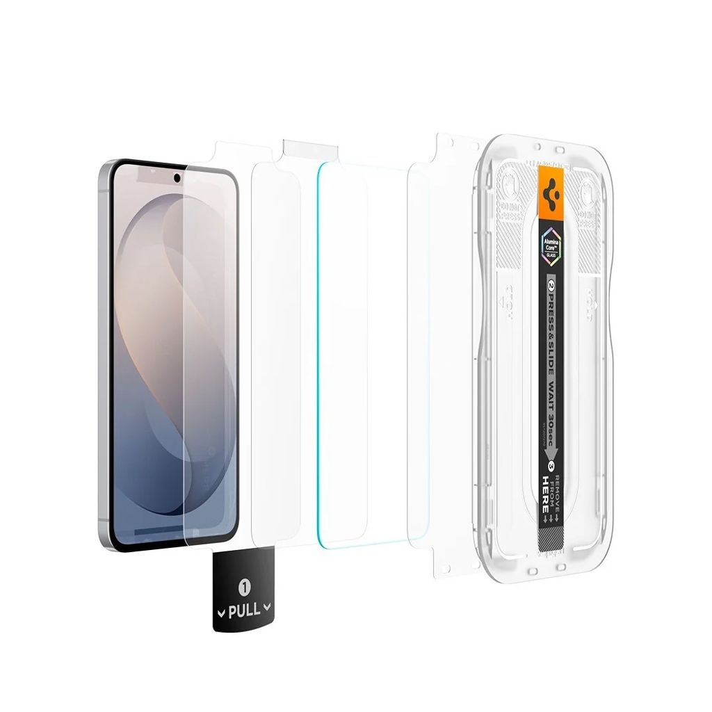 Spigen Glas.tR EZ Fit Pro -näytönsuoja 2-pakkaus  Samsung Galaxy S26 FE:lle