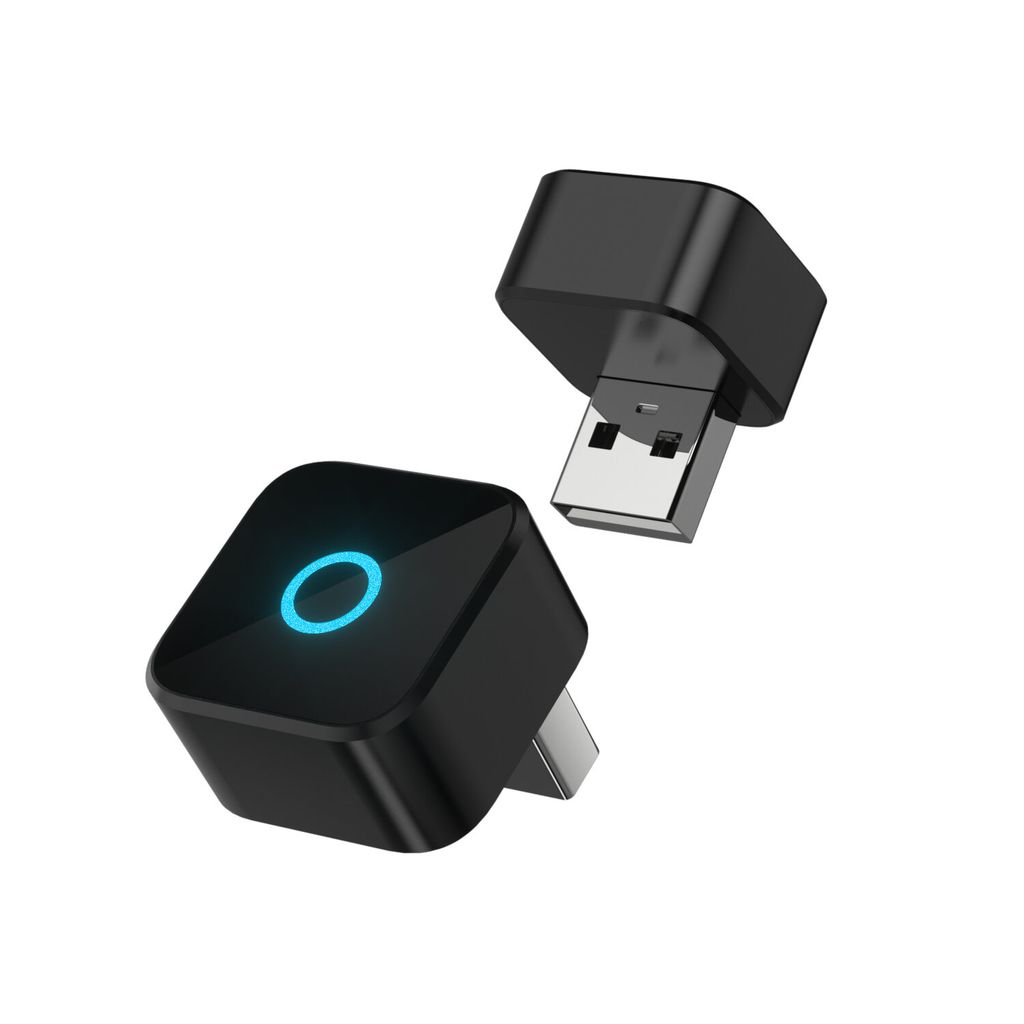 4Smarts trådløs CarPlay / Android Auto-adapter - svart