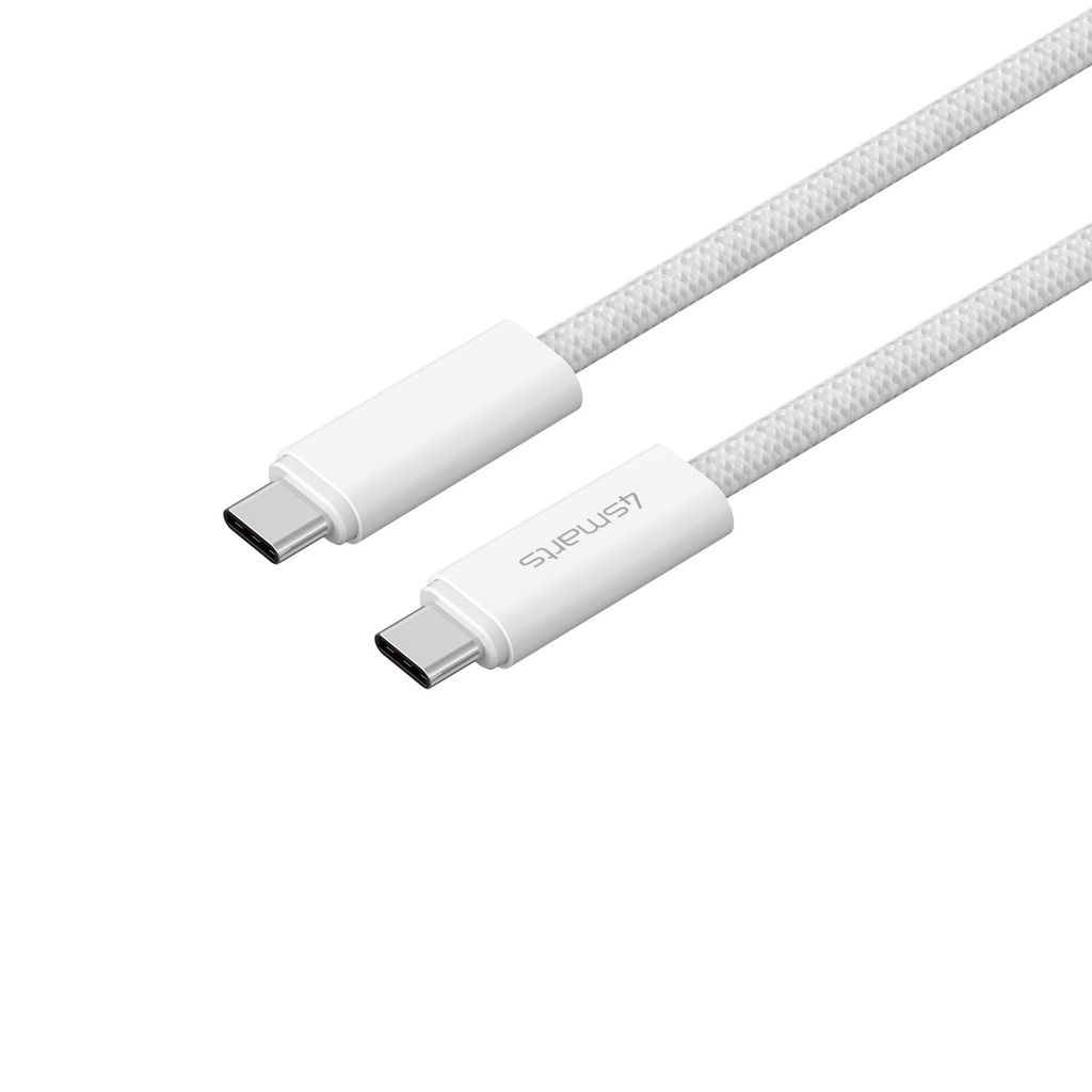 4Smarts PremiumCord USB-C-kabel 240W 1,5m – Vit