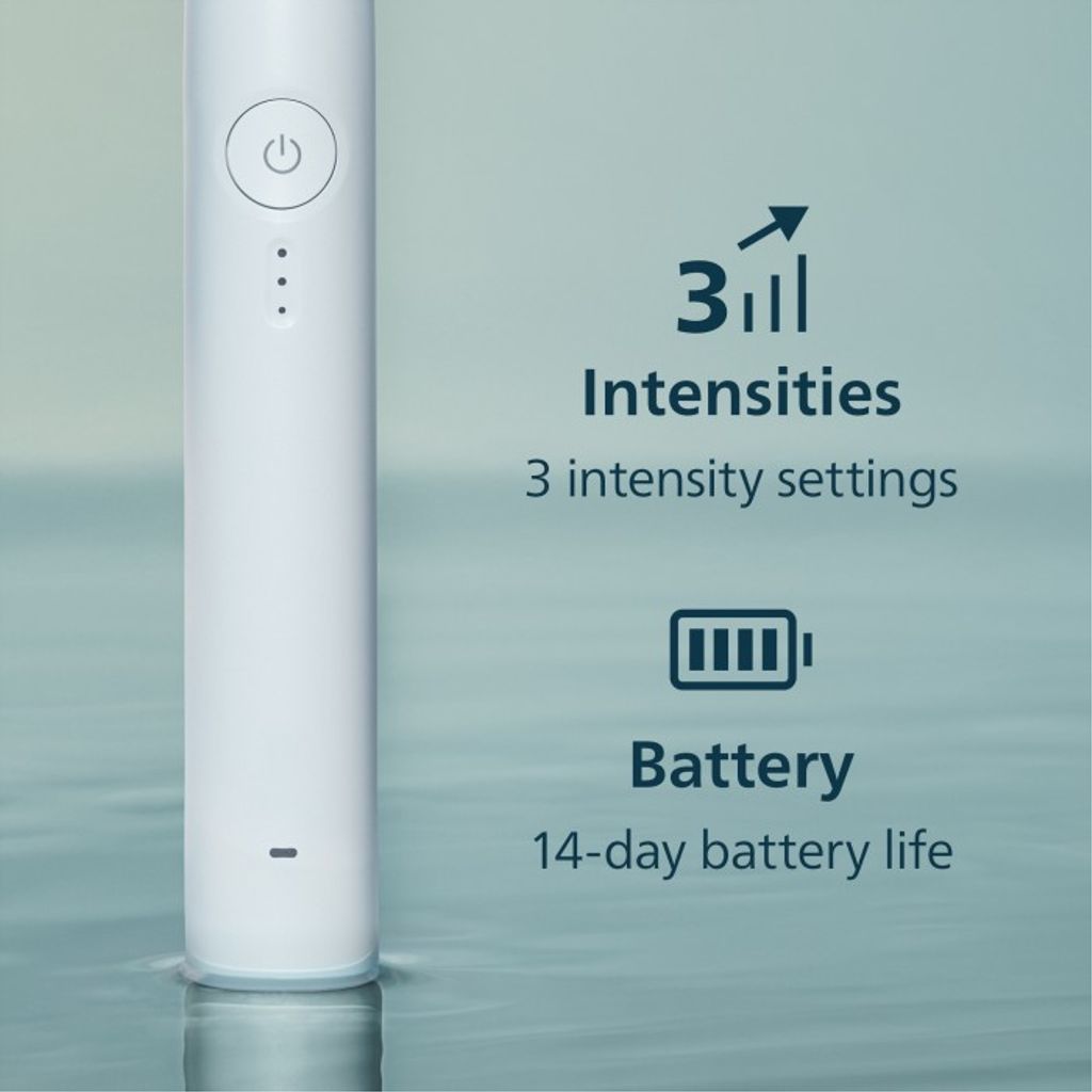 Philips Sonicare 3100 Series eltandborste 2-pack – Svart/Vit