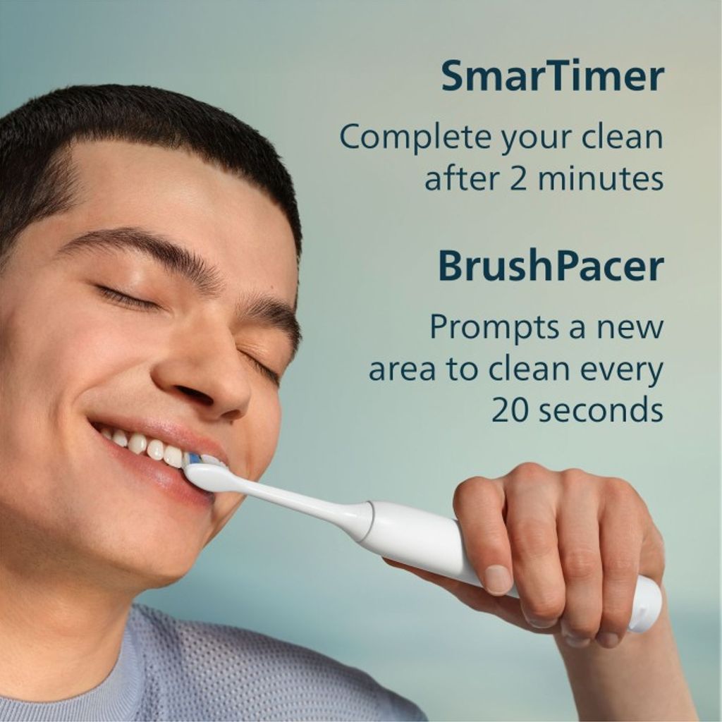Philips Sonicare eltandborste 4100 Series HX4043/41 – vit