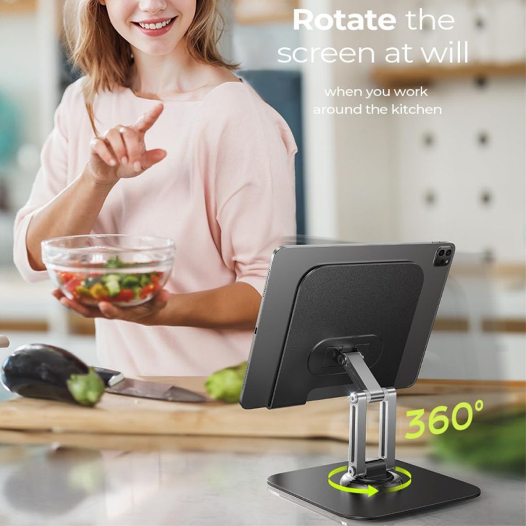 Lisen Q18 stativ for telefon/nettbrett - svart