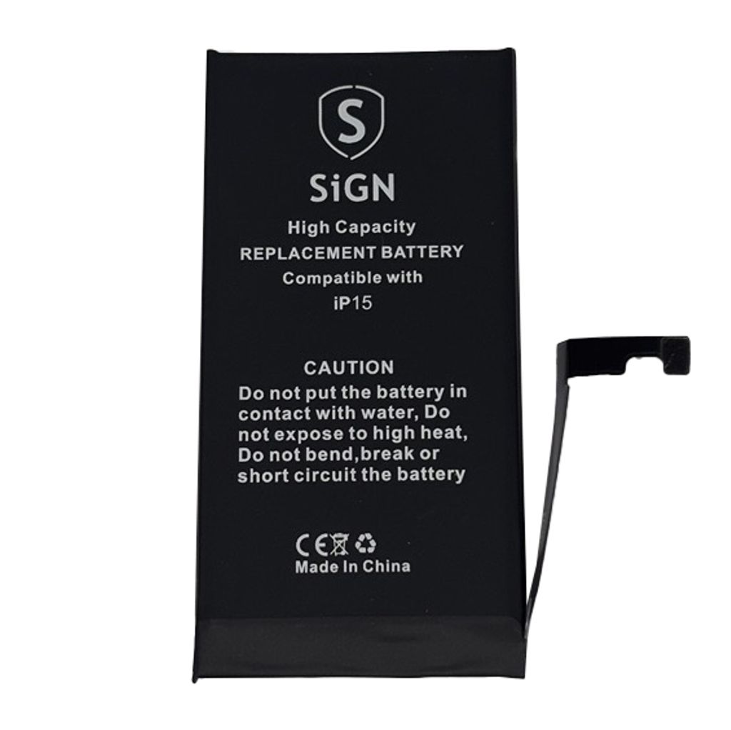 SiGN iPhone 15 High capacity battery - 3640mAh