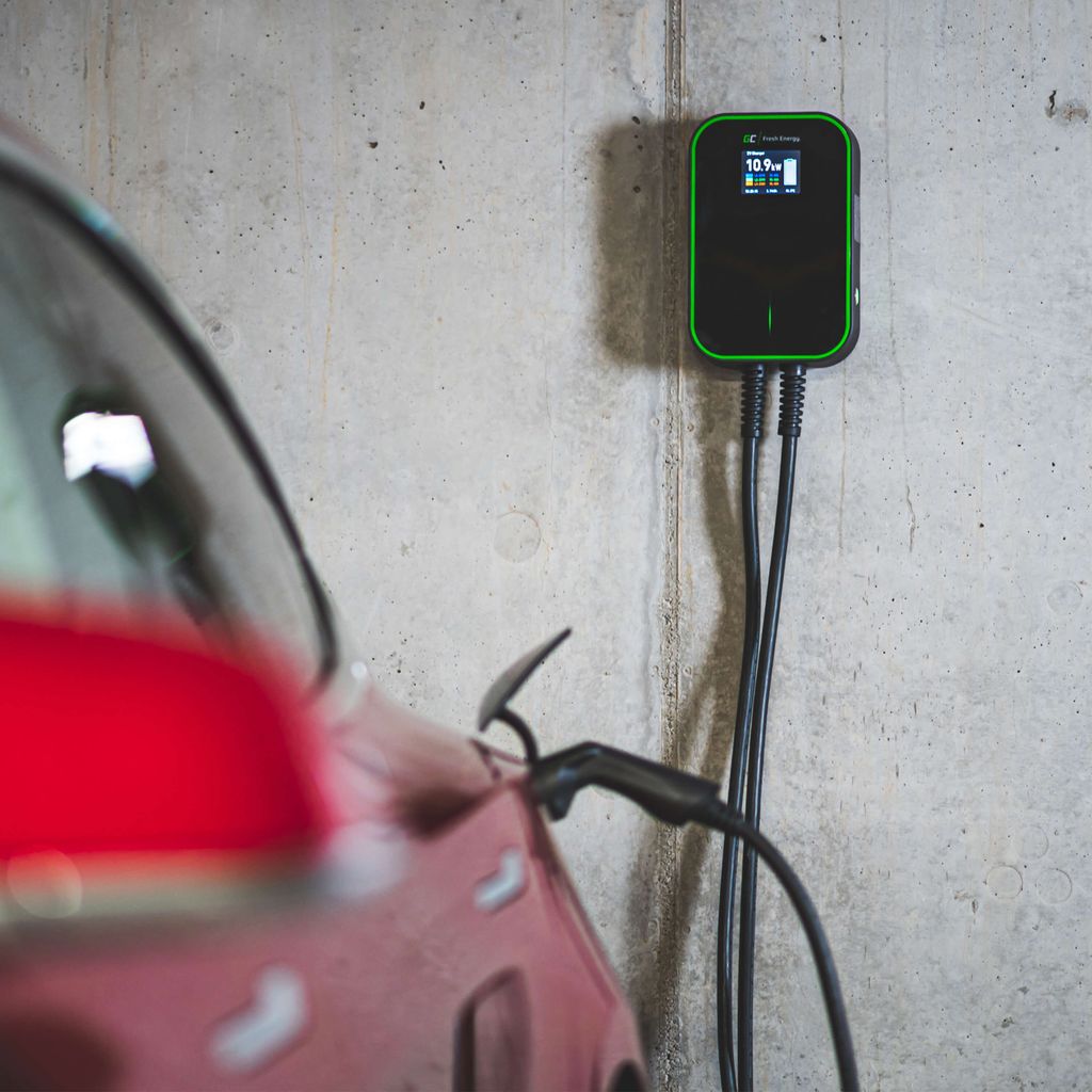 Green Cell GC-EV PowerBox 22 kW Wallbox med Typ-2-kabel