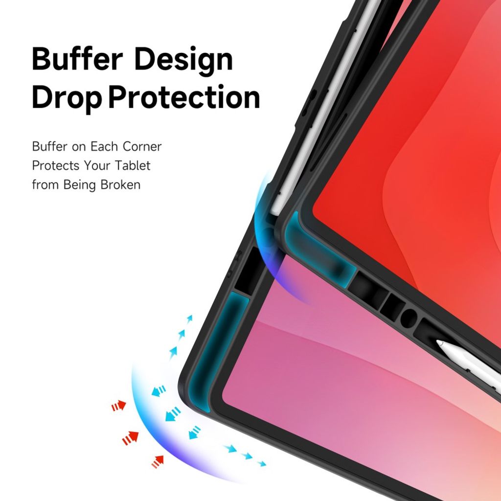 DUX DUCIS Samsung Galaxy Tab S12 Ultra/S11 Ultra Origami-fodral - Svart