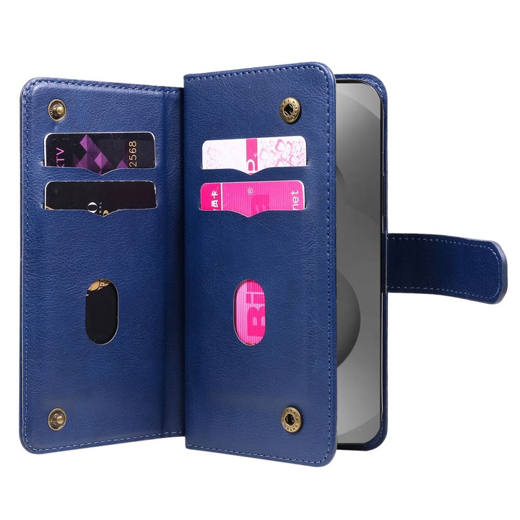 Samsung Galaxy S26 Ultra Cover with 10 Card Slots - Blue