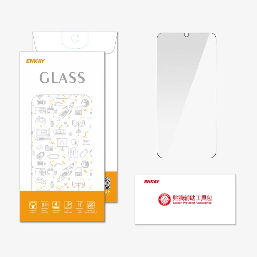 ENKAY Hat-Prince Xiaomi Redmi 15C 5G / 15C 4G Skærmbeskyttelse 9H
