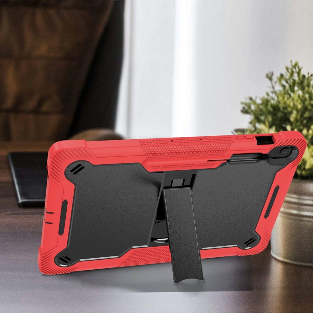 Samsung Galaxy Tab S10 FE Plus Case with Stand - Red