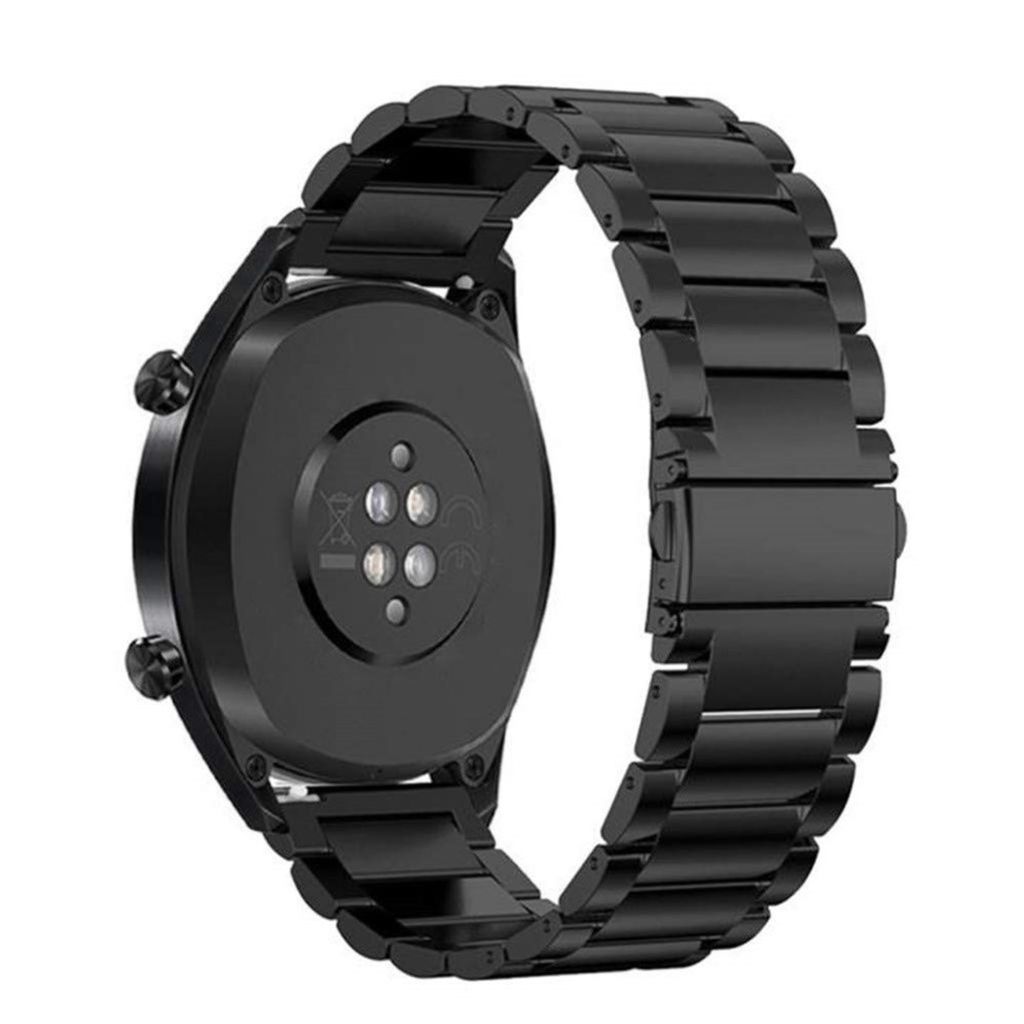 Samsung Gear S3 Frontier/Classic m.fl. Urrem i rustfrit stål - Sort