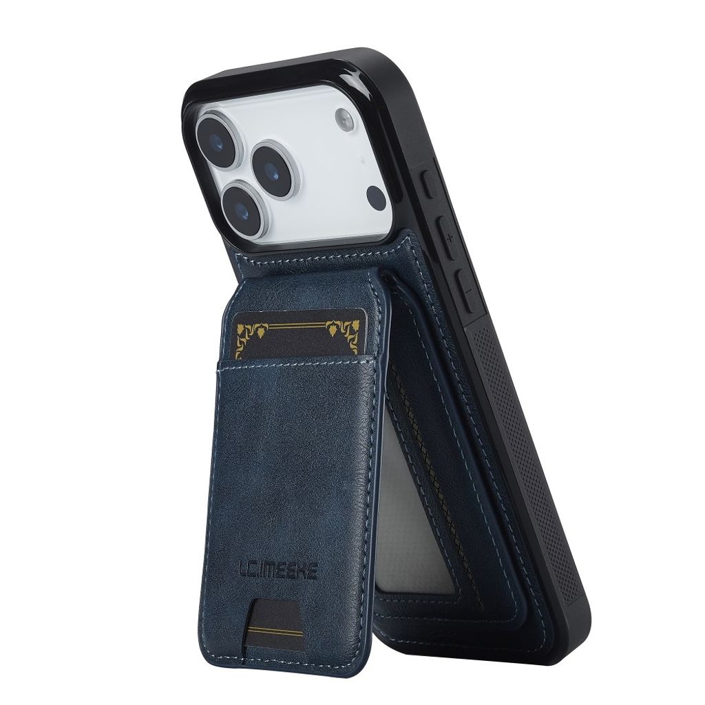 iPhone 18 Pro Max/17 Pro Max MagSafe Kuori irrotettavalla Kortin haltija - Sininen