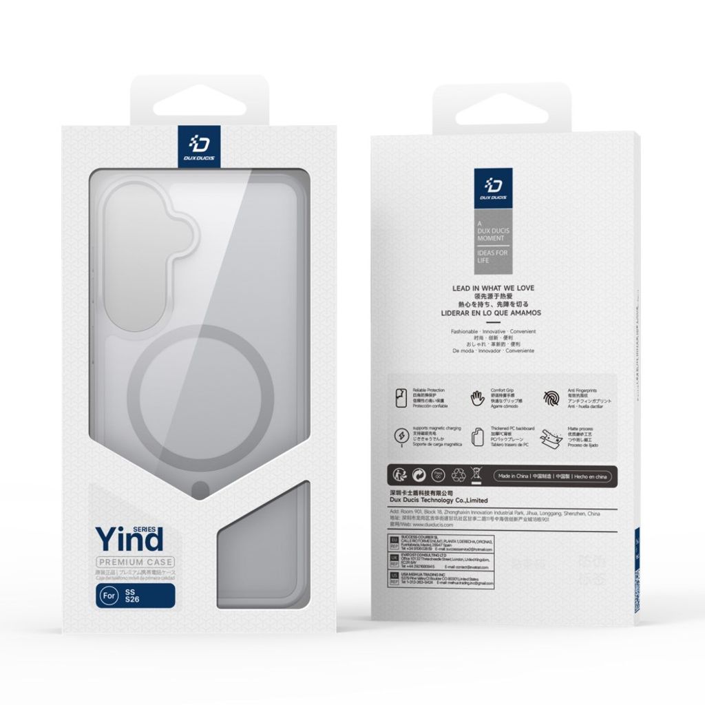 DUX DUCIS Samsung Galaxy S26 MagSafe-skal – Grå