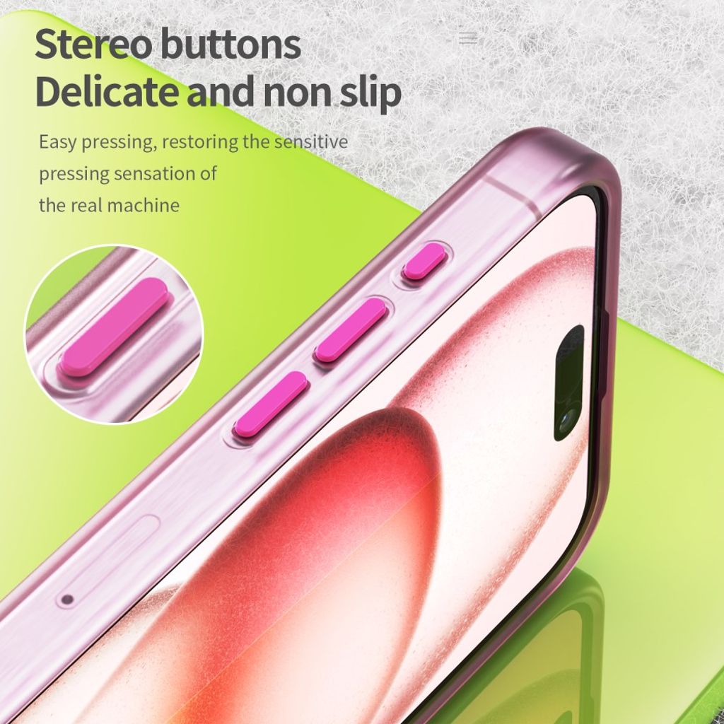 iPhone 15 Pro Max MagSafe Kuori - Vaaleanpunainen