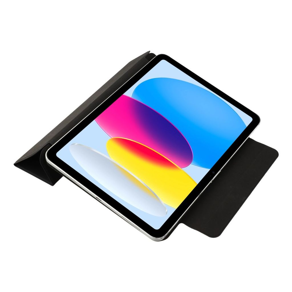 iPad A16 11" 2025/10.9" 2024 Tri-fold flip cover i kunstlæder - Sort