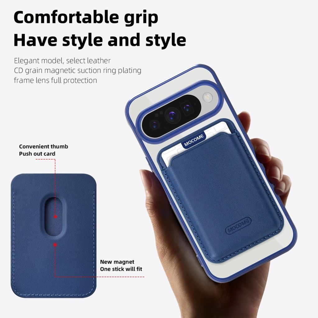 Google Pixel 10 / 10 Pro Case with Wallet - Dark Blue
