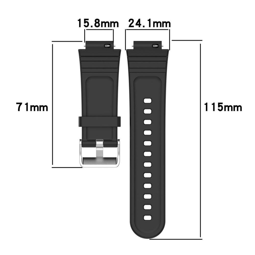 Xplora X5/X5 Play Klockarmband i Silikon – Svart