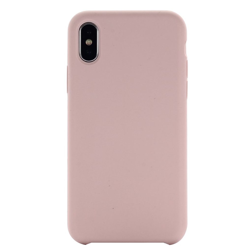 iPhone XS Max Liquid Silicone Cover – Lyserød