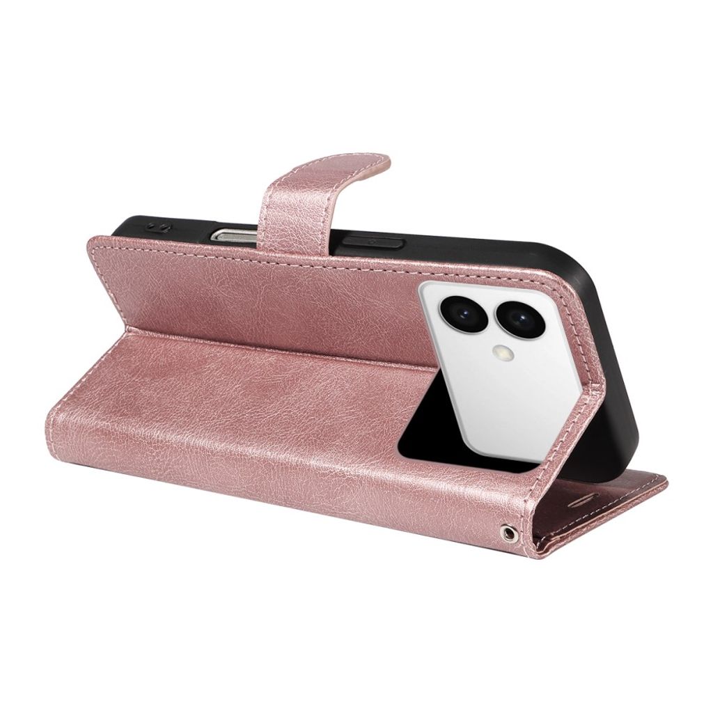 Samsung Galaxy S26 Edge Cover with Carrying strap - Rose gold